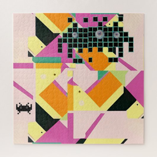 Tötete sie mit Memphis-Designed-Kindness Puzzle (Vertikal)