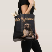 Totgebackener Mops Hundehunde Tasche (Von Nahem)