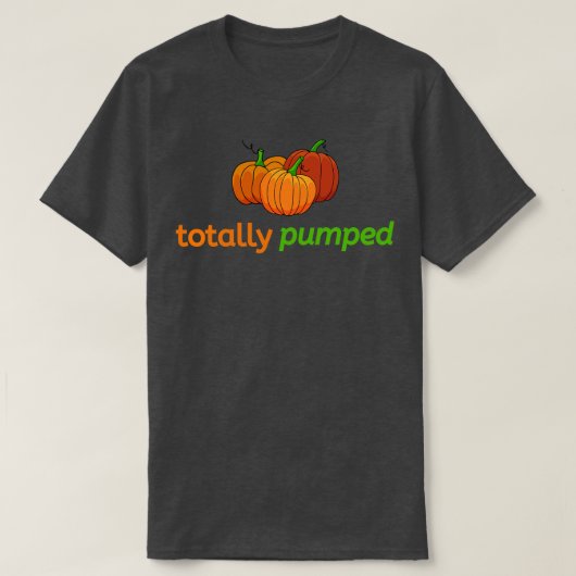 Totgebürstete Pumpkins Herbst Herbst T-Shirt (Design vorne)