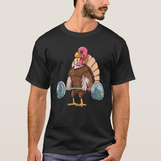 Tothebender Zoo-Erntedank Gewichtet Türkei T-Shirt (Vorderseite)