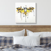 Toths Head Moth Leinwanddruck (Insitu (Schlafzimmer))