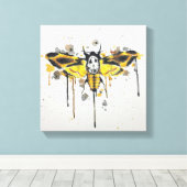 Toths Head Moth Leinwanddruck (Insitu (Holzboden))