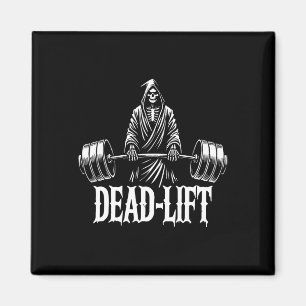 Totlift - Grimmiger Sensenmann Halloween Gym Worko Magnet