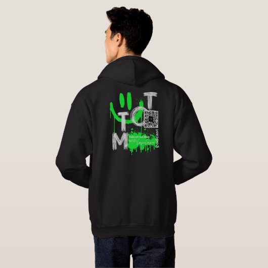TOTM_scribble Hoodie (Schwarz voll)