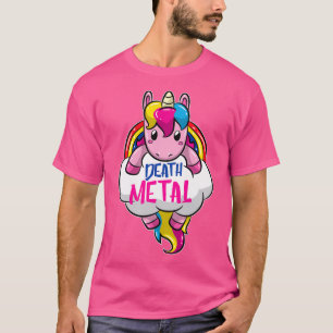 Totmetall-Einhorn für die Liebe von Schwermetallen T-Shirt
