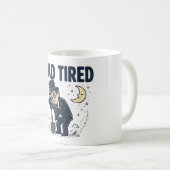TOTMÜDE — Lustiger Becher Kaffeetasse (VorderseiteRechts)