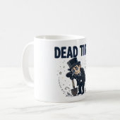 TOTMÜDE — Lustiger Becher Kaffeetasse (Vorderseite Links)
