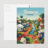 Totness Surinam Postkarte (Vorne/Hinten)