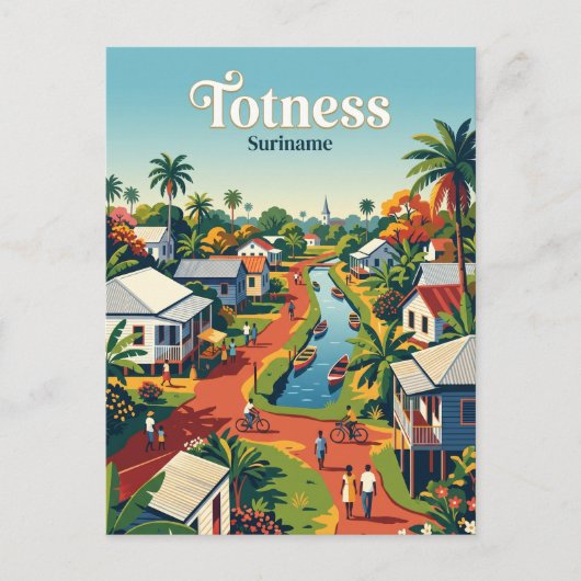 Totness Surinam Postkarte (Vorderseite)