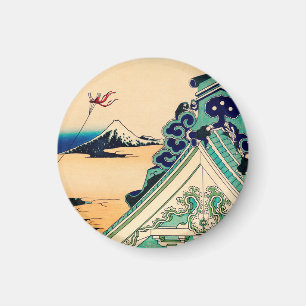 Toto Asakusa Honganji von Katsushika Hokusai Magnet