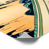 Toto Asakusa Honganji von Katsushika Hokusai Poster (Ecke)