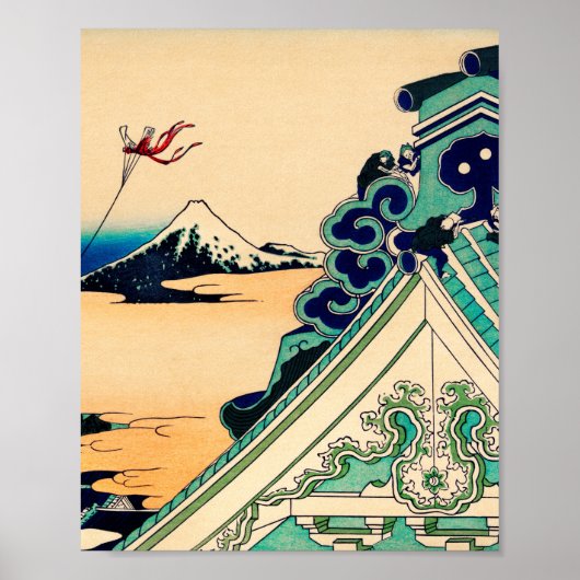 Toto Asakusa Honganji von Katsushika Hokusai Poster (Vorne)