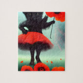 Toto im Poppy Field Jigsaw Puzzle (Vertikal)