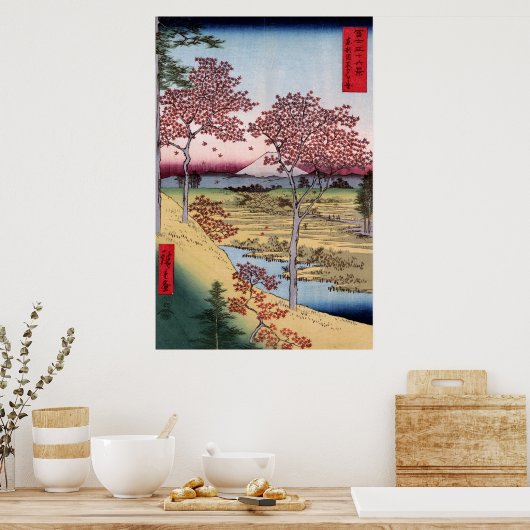 Tōto Meguro Yuhhigaoka, Ando Hiroshige Poster (Küche)
