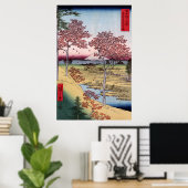 Tōto Meguro Yuhhigaoka, Ando Hiroshige Poster (Heimbüro)