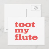 Toto My Flute Postkarte (Vorne/Hinten)