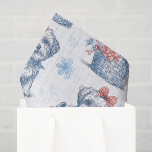 Toto, Zauberer von Oz Seidenpapier (Geschenktüte)