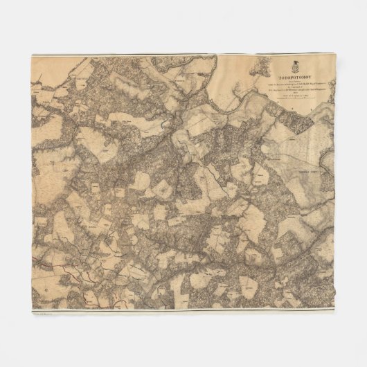 Totopotomoy, Virginia Fleecedecke (Vorderseite (Horizontal))