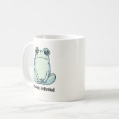 Totpfanne, Kälte, Zen-Meditationsfrosch Kaffeetasse (Vorderseite Links)