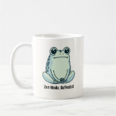 Totpfanne, Kälte, Zen-Meditationsfrosch Kaffeetasse (Links)