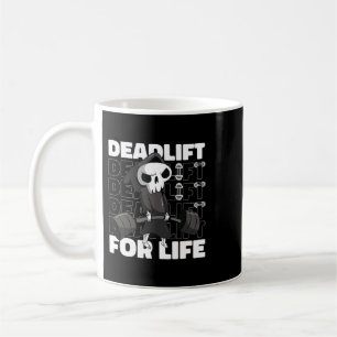 Totschlag für Leben Barbell Gym Rat Kaffeetasse