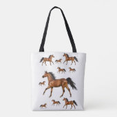 Totschlauchpferde Tasche (Rückseite)