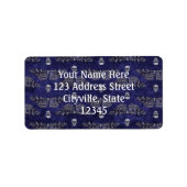 Totschlaue Mäuse und Schädel Adressaufkleber (Vorne)