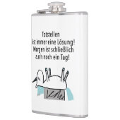 Totstellen ist immer eine Lösung - Flachmann (Links)