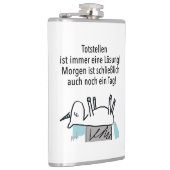 Totstellen ist immer eine Lösung - Flachmann (Rechts)