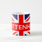 Tottenham: Britische Flagge Kaffeetasse (Mittel)