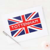 Tottenham: Britische Flagge Rechteckiger Aufkleber (Umschlag)