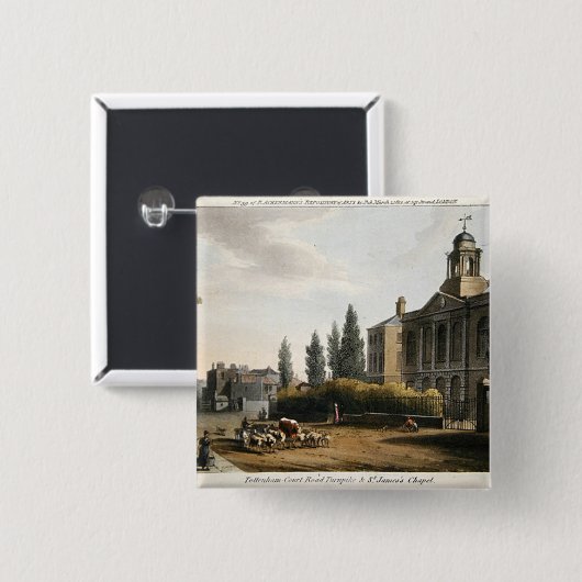 Tottenham-Gerichts-StraßeTurnpike Button (Vorne & Hinten)