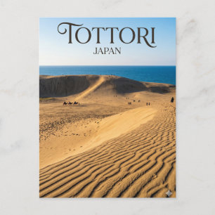 Tottori-Sanddünen Japan Postkarte