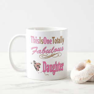 Totümlicher Töchter Rosa Schmetterling Kaffeetasse