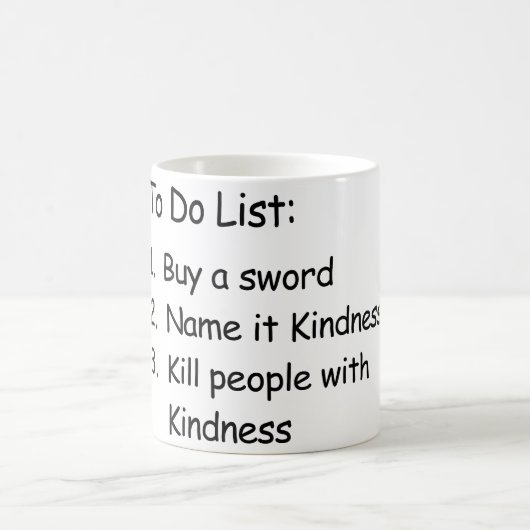 Tötung Peole mit Güte Kaffeetasse (Mittel)