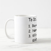 Tötung Peole mit Güte Kaffeetasse (Links)