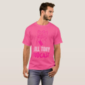 Tötung Tony Podcast Pink Maneki Neko Lucky Cat T-Shirt (Vorne ganz)