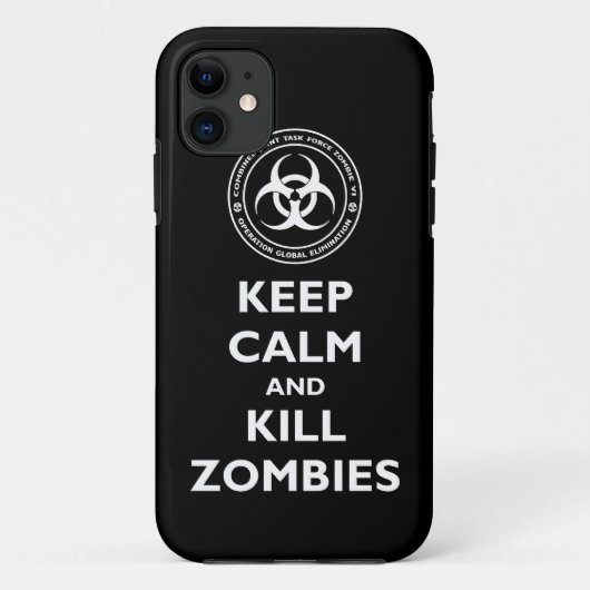 Tötungs-Zombies Case-Mate iPhone Hülle (Rückseite)