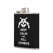 Tötungs-Zombies Flachmann (Links)