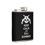 Tötungs-Zombies Flachmann (Rechts)