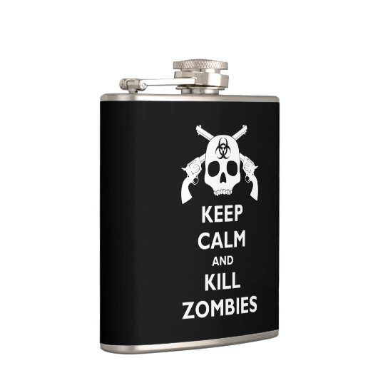 Tötungs-Zombies Flachmann (Rechts)