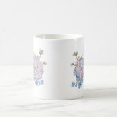 Totus Tuus Catholic Marian Floral Mug Kaffeetasse (Mittel)