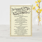 Totus Tuus Gebets-Papst Johannes Paul II Karte (Gelbe Blume)