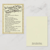 Totus Tuus heilige Karten Gebets-Papst-Johannes (Vorne/Hinten)