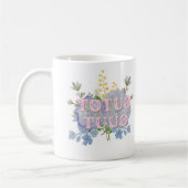 Totus Tuus Katholischer Marianischer Blumenbecher Kaffeetasse (Links)