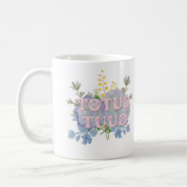 Totus Tuus Katholischer Marianischer Blumenbecher Kaffeetasse