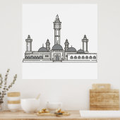 Touba senegal World Sehenswürdigkeiten Poster (Küche)