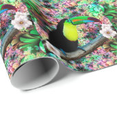 Toucan 4 Wrapping Paper Geschenkpapier (Rolleneckpunkt)