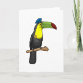 Toucan als Polizeibeamte Karte (Vorderseite)