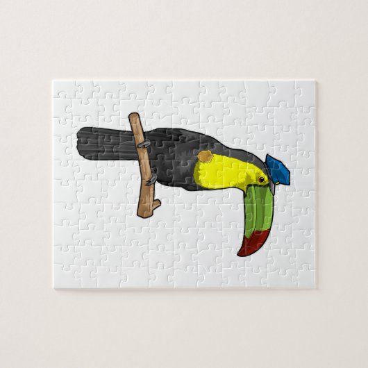 Toucan als Polizeibeamte Puzzle (Horizontal)